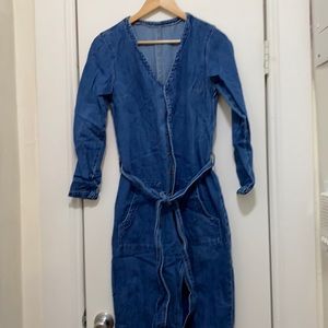 ASOS Longsleeve Denim Jumpsuit. Size 6.